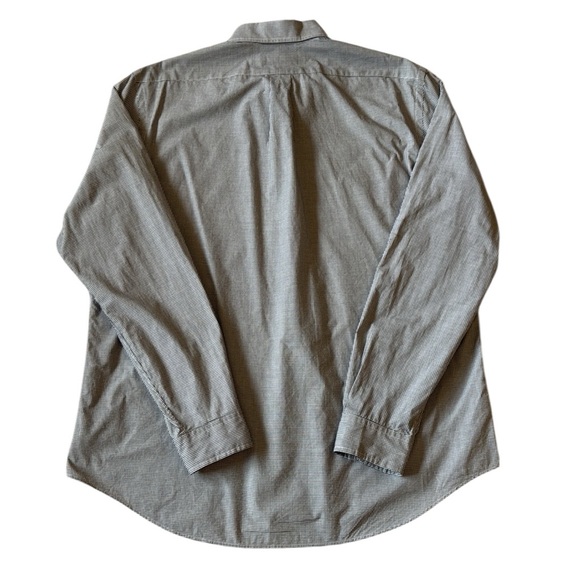 Ralph Lauren Black/White Gingham Check Button Down Shirt 100% Cotton Stretch XL - Picture 9 of 12